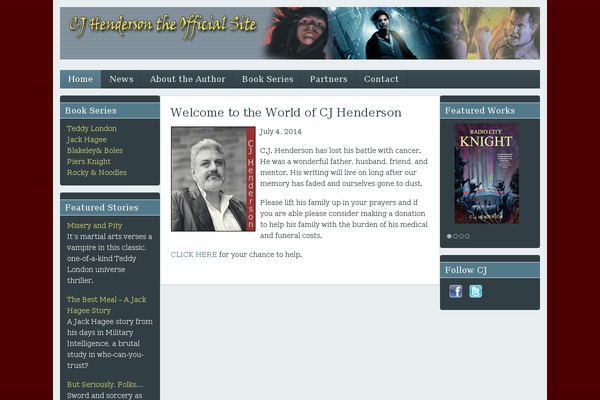 Perth theme site design template sample