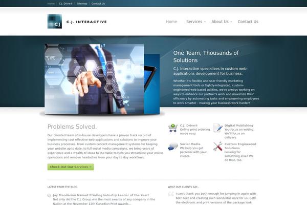 cjinteractive.ca site used Sterling