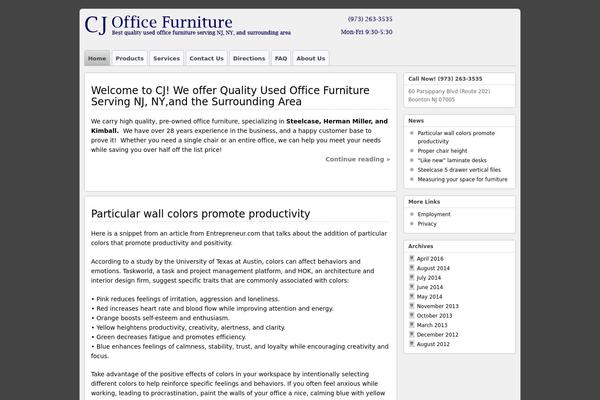 Suffusion theme site design template sample