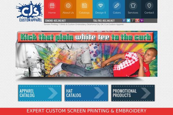 cjs-embroidery.com site used Msh-theme