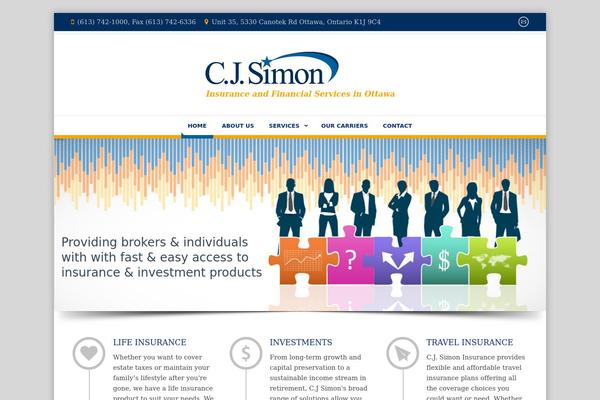 Corporative theme site design template sample