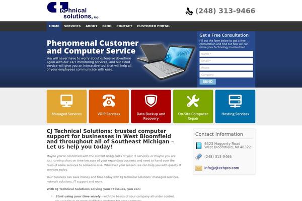 cjtechpro.com site used Designg