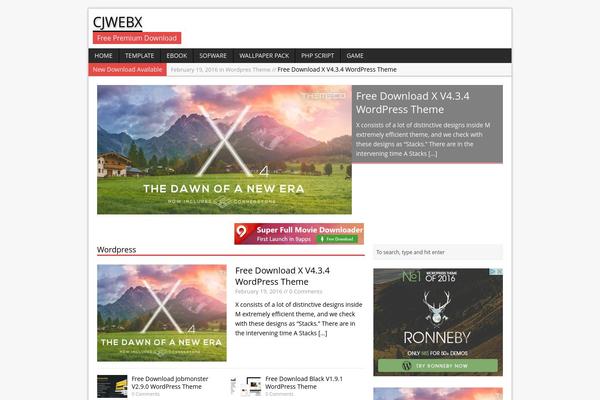 MH Magazine theme site design template sample