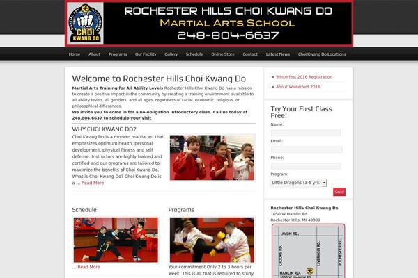 Magazine theme site design template sample