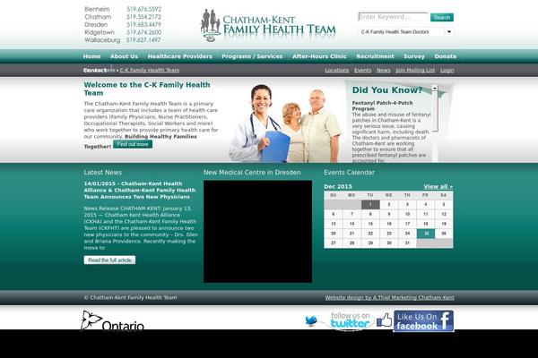 Dcc theme site design template sample