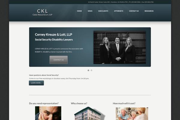 Karma theme site design template sample