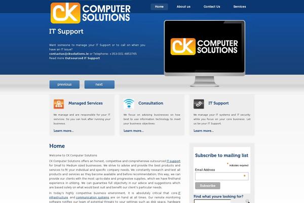 Site using SlideDeck 1 Lite Content Slider plugin