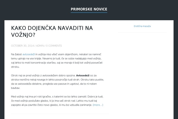 Finch theme site design template sample