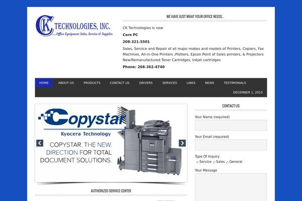 Metro Pro theme site design template sample