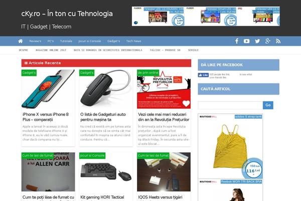 ChromeNews theme site design template sample