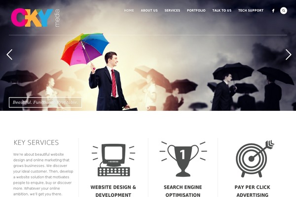 Porcelain theme site design template sample