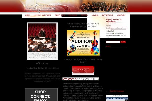 Site using Constant Contact WordPress Widget plugin
