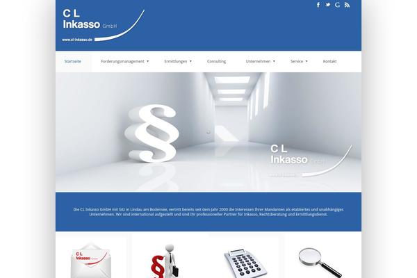 Bizniz theme site design template sample