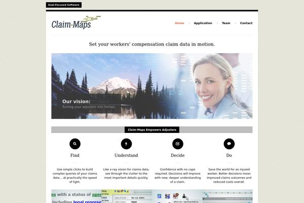 claim-maps.com site used Sencillo