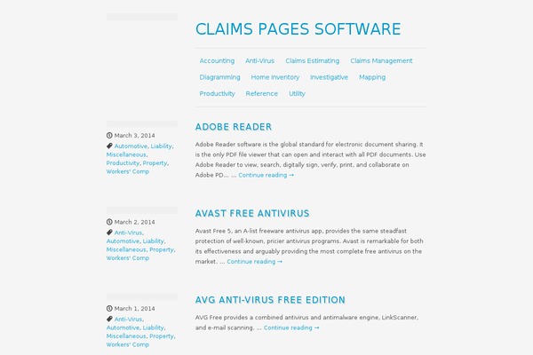 claimspagessoftware.com site used Minimalizine