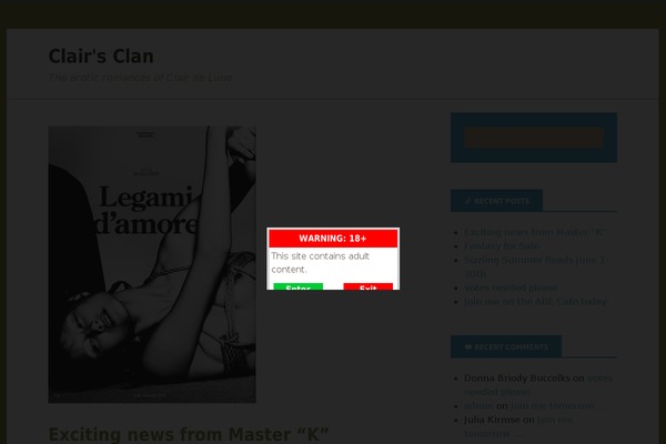 Site using Content Warning plugin