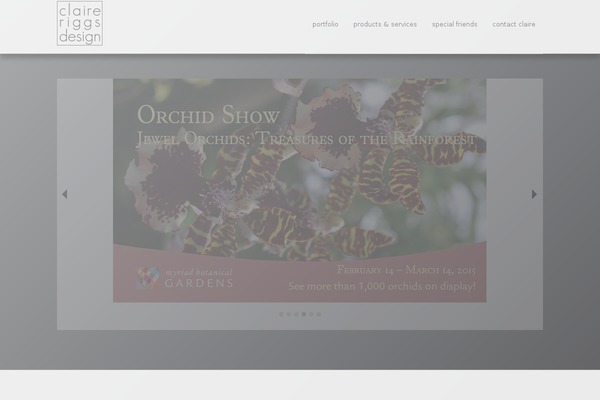claireriggsdesign.com site used Crd
