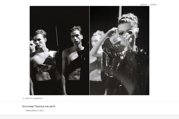 Monolit theme site design template sample