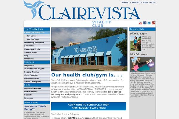 clairevista.com site used Clairevista