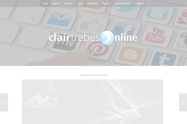 The One Pager theme site design template sample