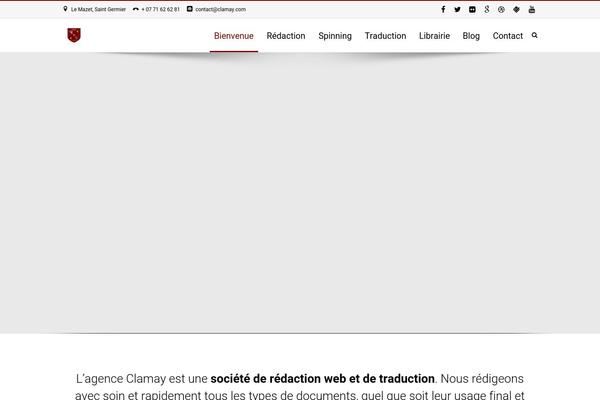 Specular theme site design template sample
