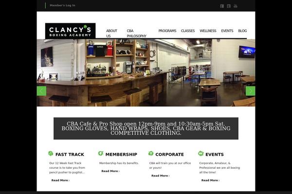 Balance theme site design template sample