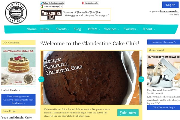 clandestinecakeclub.co.uk site used Foodiepro-v430