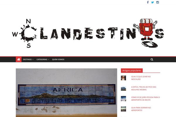 Simply Read theme site design template sample
