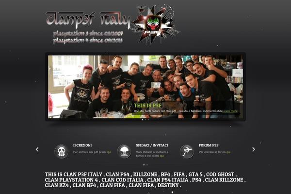 Radiance theme site design template sample