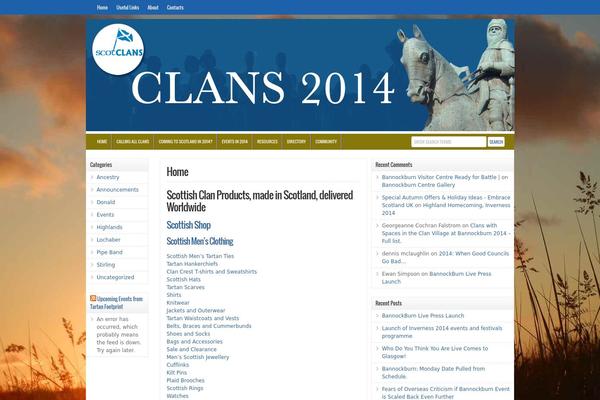 WP-Clear theme site design template sample