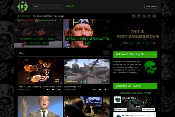 Truemag theme site design template sample