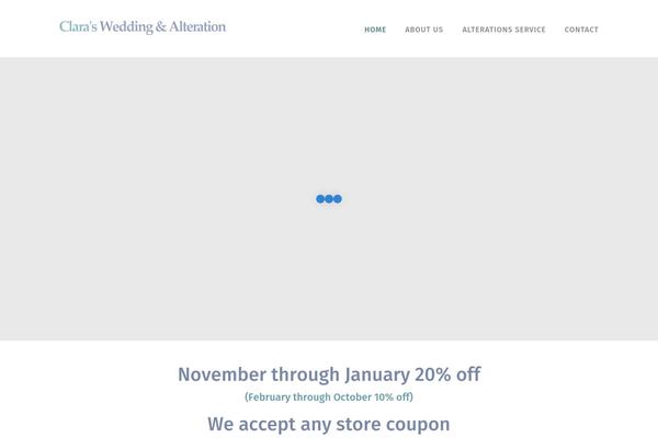 clarawedding.com site used Template-2