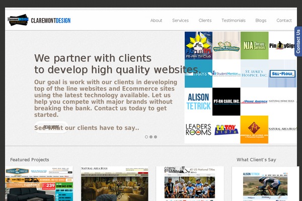claremontdesign.com site used Iwt