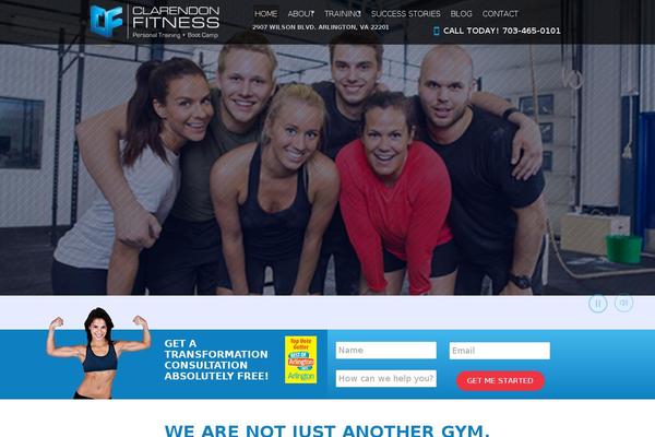 clarendonfitness.com site used Fwf