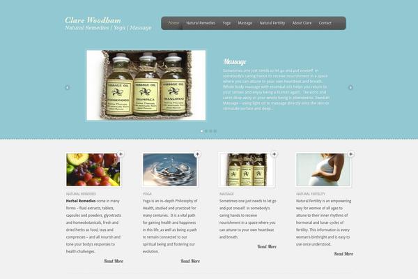 Feather theme site design template sample