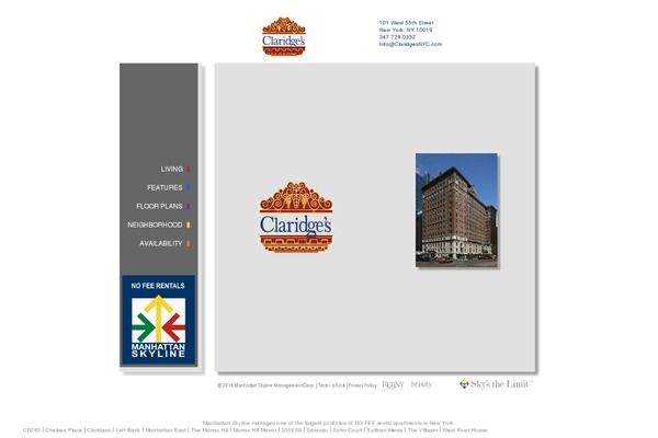 Manhattan-skyline theme site design template sample