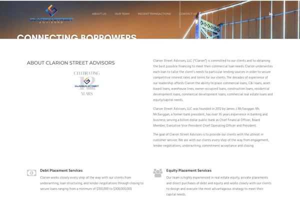 Blake theme site design template sample