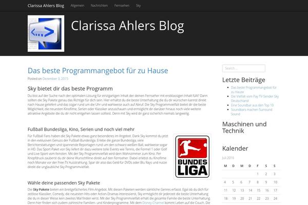 clarissa-ahlers.de site used Flint