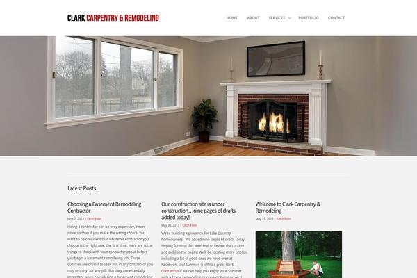 District theme site design template sample