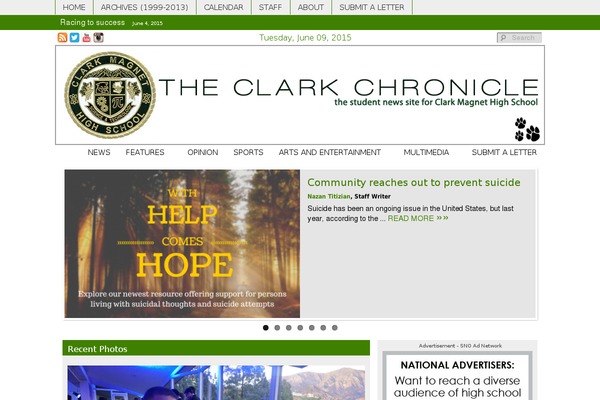 Sno Flex theme site design template sample