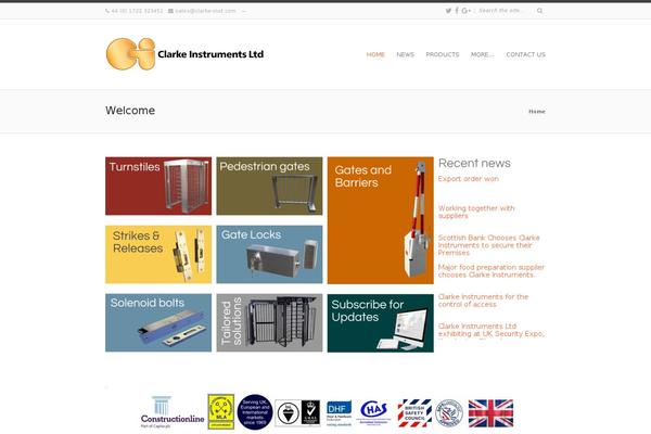Invicta theme site design template sample