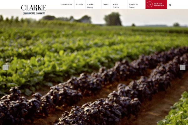 clarke theme websites examples