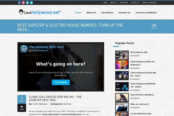 Rockpalace theme site design template sample