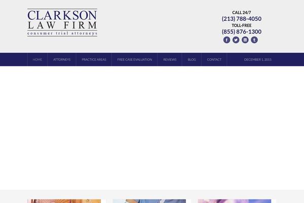 Enterprise Pro theme site design template sample