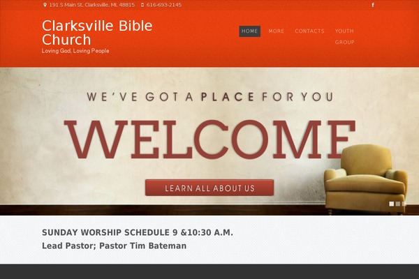 clarksvillebiblechurch.com site used Edwards-theme