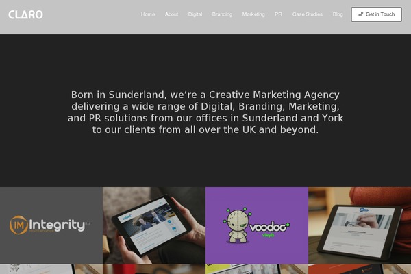 clarocreative.co.uk site used Claro