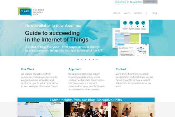 claro theme websites examples