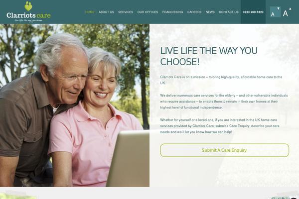 Site using Web-font-social-icons plugin