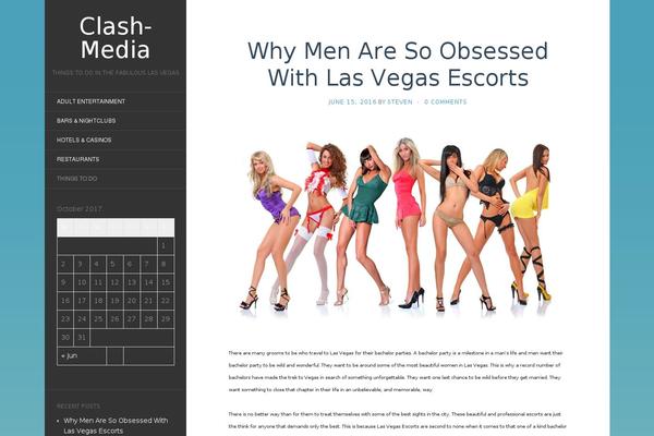 Flat theme site design template sample