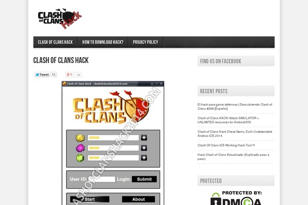 clashofclanshack2014.com site used avenue